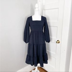 Navy blue Brynn dress Gal Meets Glam.